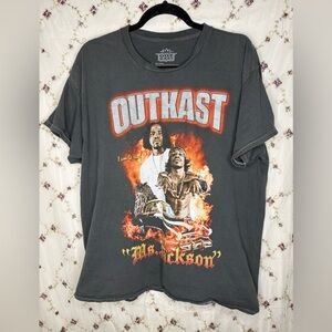 Outkast Graphic Charcoal T-Shirt